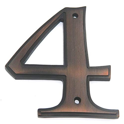 Gatehouse Aged Bronze House Number 5