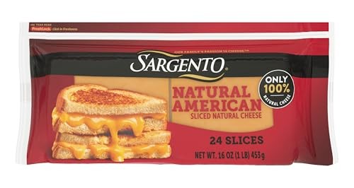 Sargento Natural American Sliced Cheese, 24 Slices