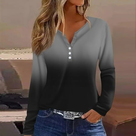 Wxiwmx Summer Tops for Women 2024 Vacation Trendy V Neck Boho Short Sleeve Shirts Casual Loose Comfy Tunics Dark Gray 2XL