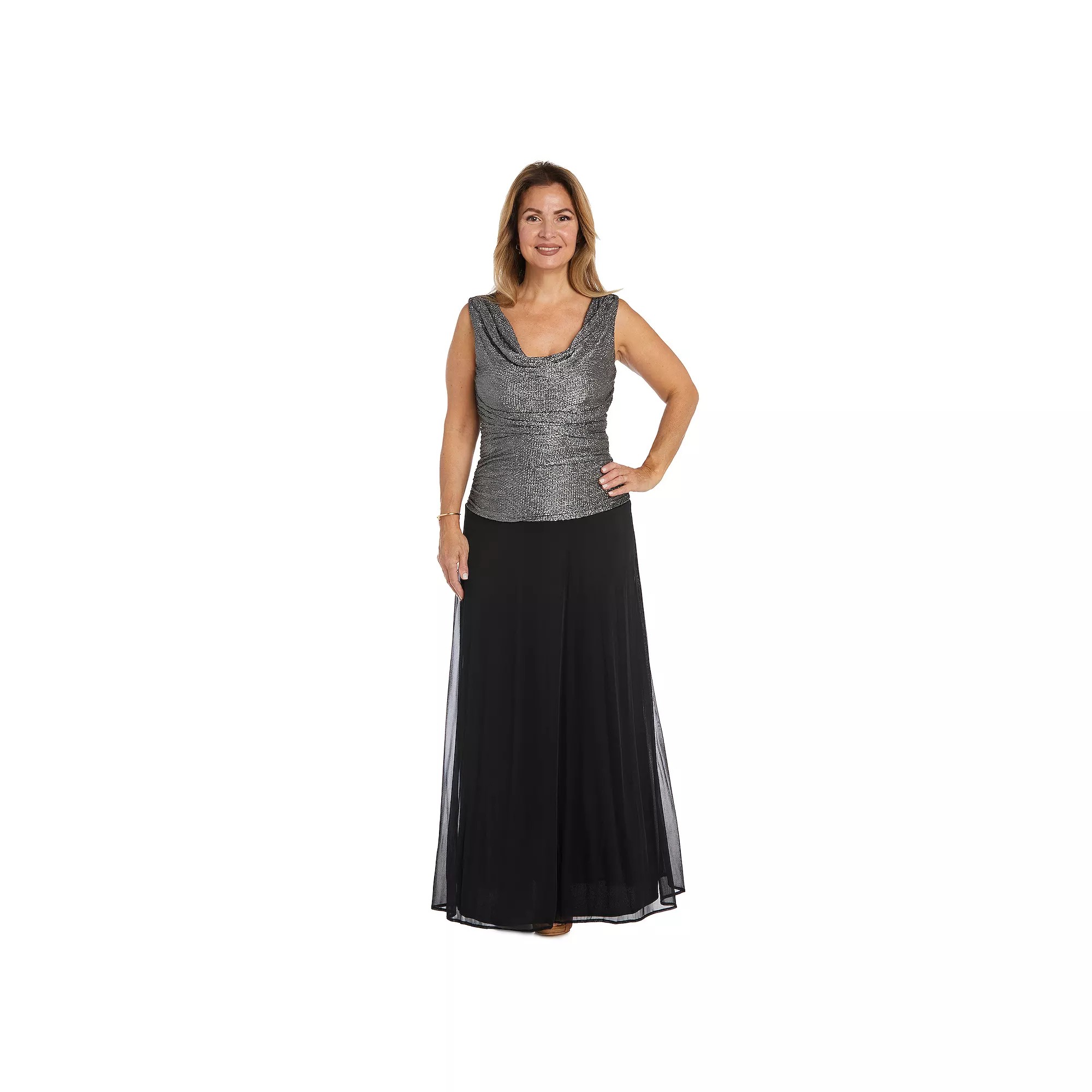Women's R&M Richards Long Evening Gown, thumbnail