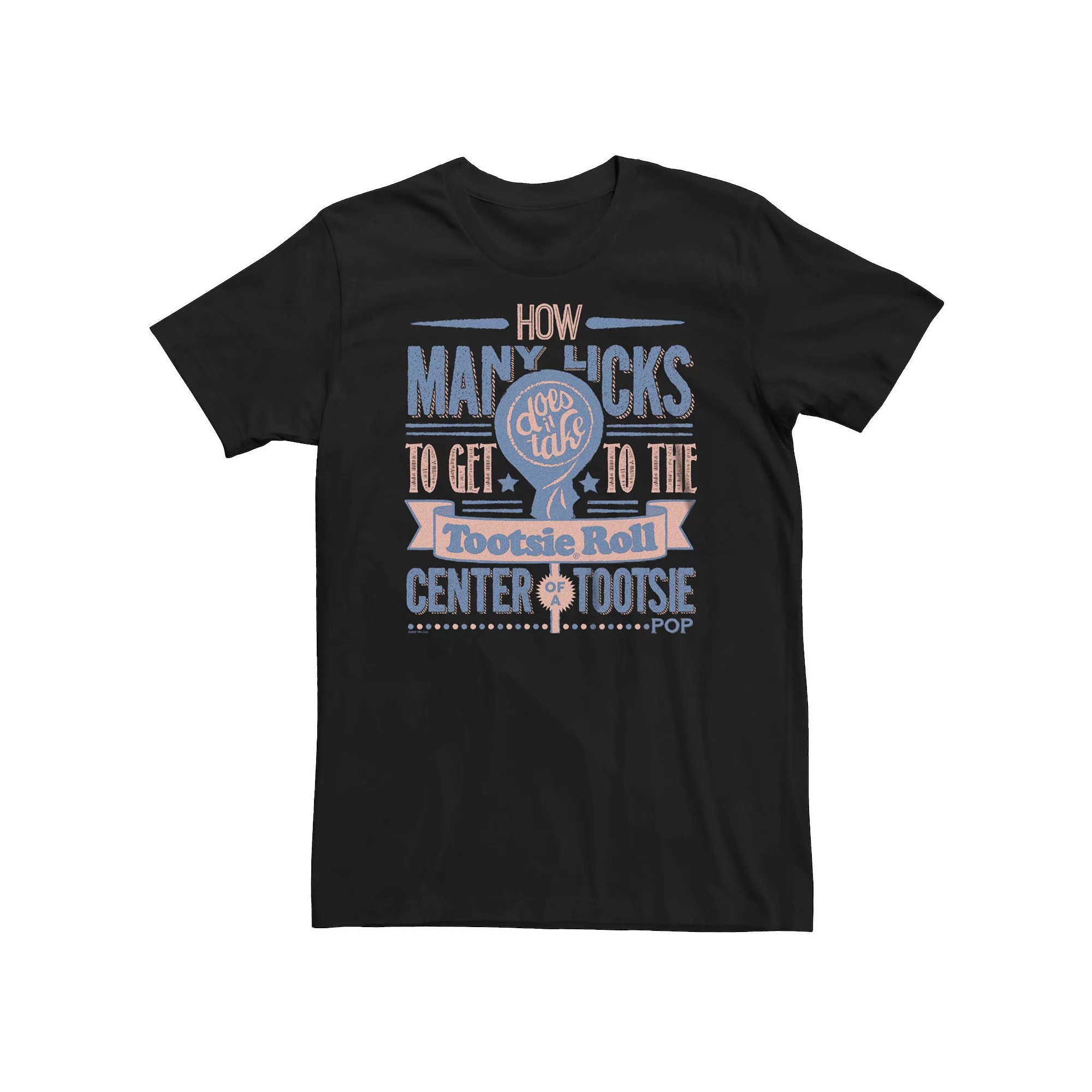 Big & Tall Tootsie Pop How Many Licks Poster Tee, Men's, thumbnail