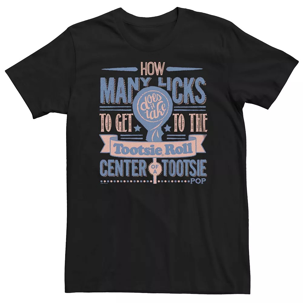 Big & Tall Tootsie Pop How Many Licks Poster Tee, Men's, thumbnail