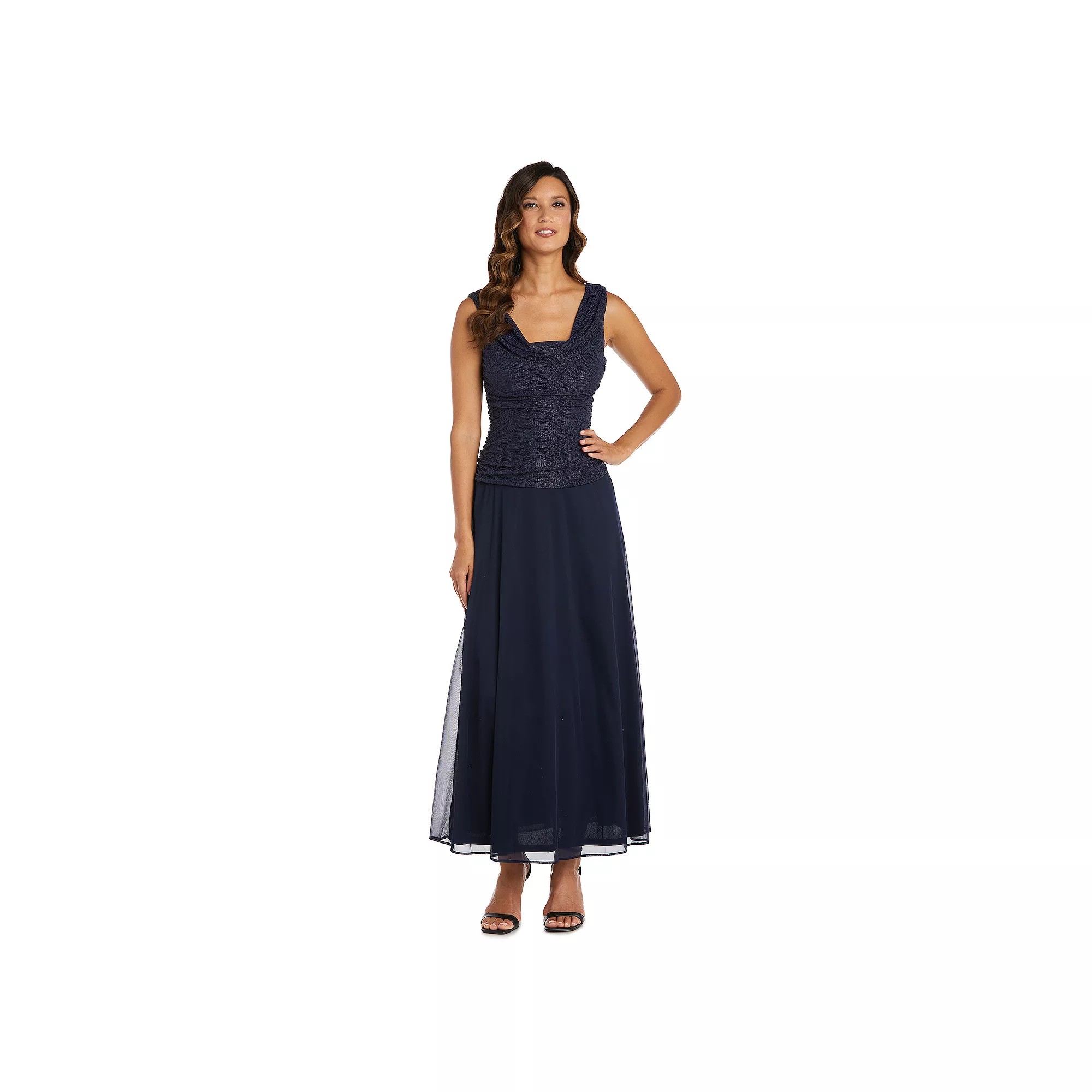 Women's R&M Richards Long Evening Gown, Size: 10, Blue thumbnail