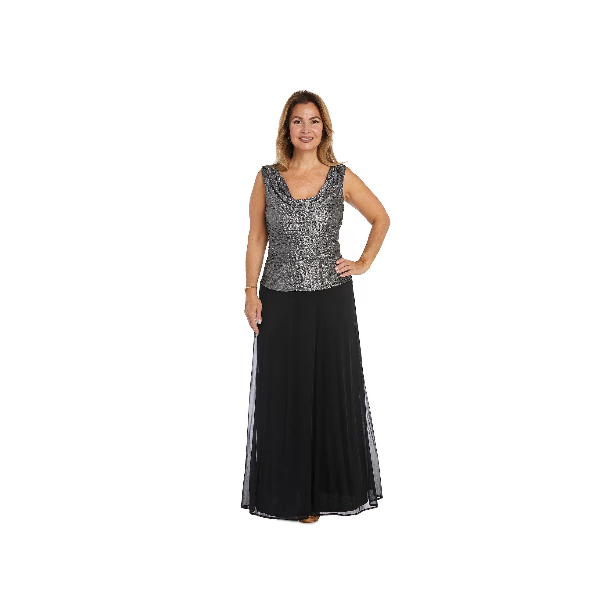 Women's R&M Richards Long Evening Gown, thumbnail