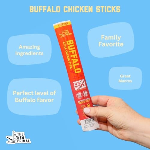 The New Primal Chicken Sticks, Buffalo Style 5 Sticks (1oz Each) thumbnail
