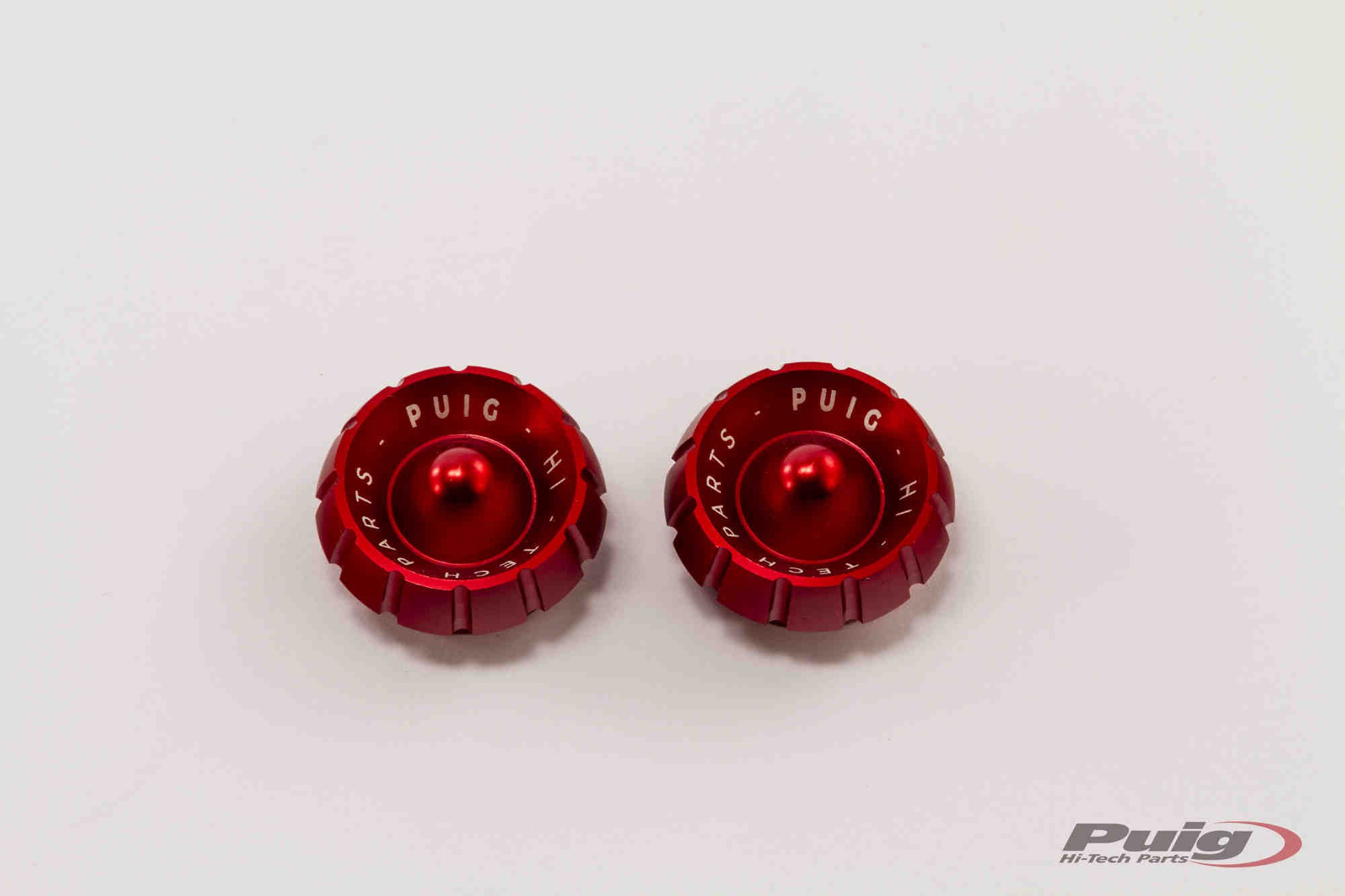 9420R - Puig Thruster Bar End Caps for KTM 125 Duke 2011-2023 - Red
