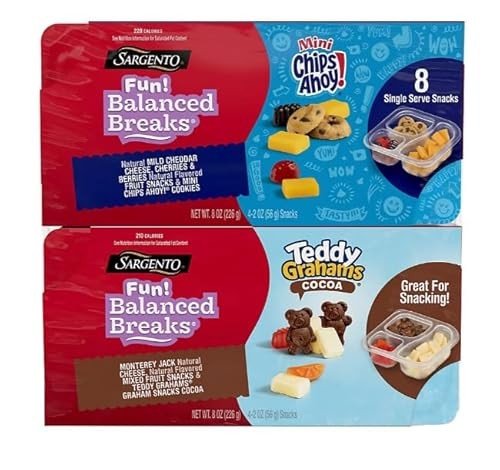 Sargento Fun Balanced Breaks Snack Kits, 2 Oz, Pack of 8 Kits