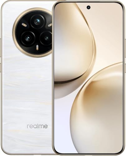 Realme 14 Pro+ Dual-SIM 256GB ROM + 8GB RAM (GSM Only | No CDMA) Factory Unlocked 5G Smartphone (Pearl White) - International Version