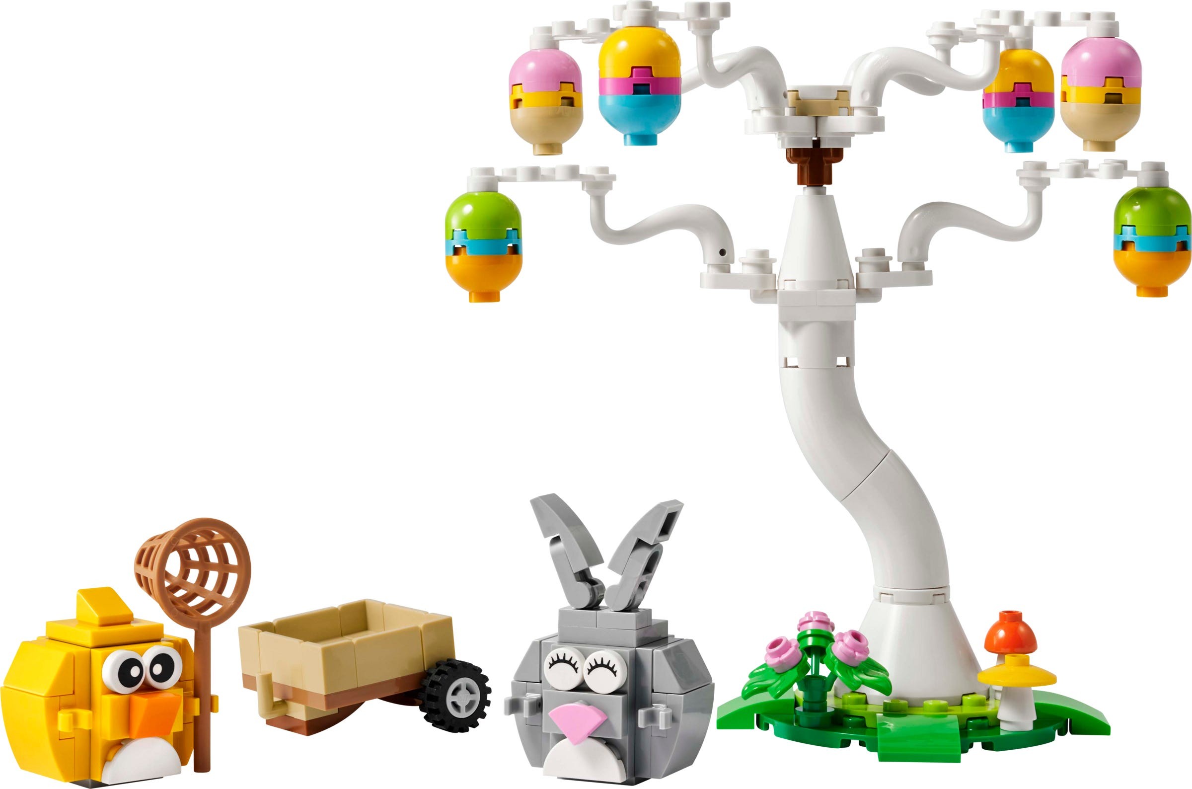 LEGO Easter Bunny and Chick Egg Hunt Animal Toy 40808 - Multi