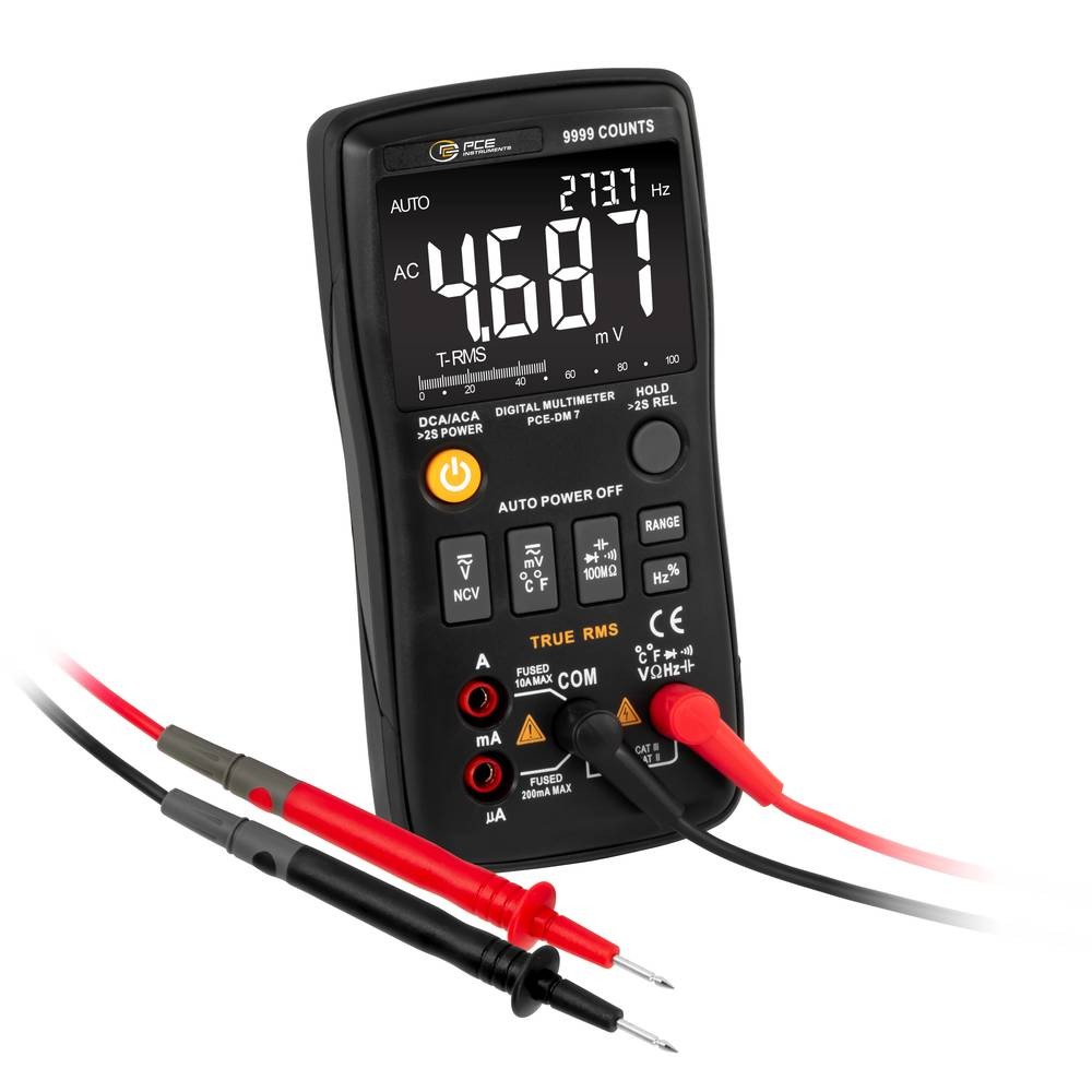 PCE Instruments PCE-DM 7 Handheld Digital Multimeter CAT II 1000V