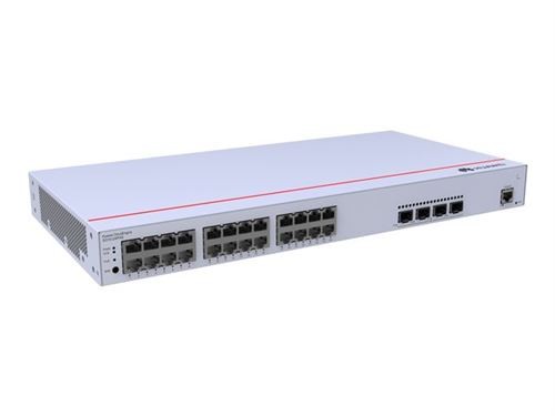 Huawei CloudEngine S310-24P4S - Switch - Beheerd - 24 X 10/100/1000 + 4 X Gigabit SFP - Luchtstroom Van Zijkant Naar Zijkant - Rack-uitvoering - PoE+ 