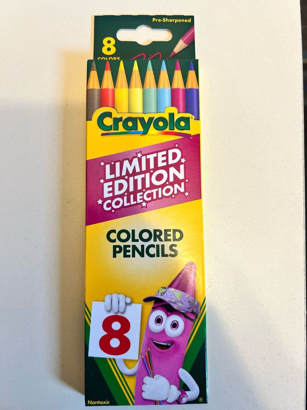 Crayola Limited Edition Colors Colored Pencils, 8 Ct, School Supplies, Coloring Supplies, Gifts for Kids Ages 5+ thumbnail