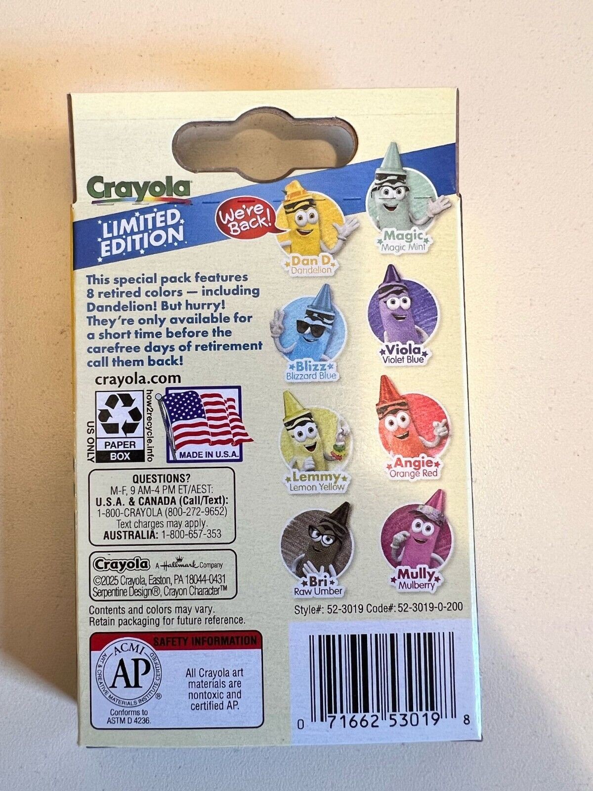 Crayola Limited Edition Colors Colored Pencils, 8 Ct, School Supplies, Coloring Supplies, Gifts for Kids Ages 5+ thumbnail