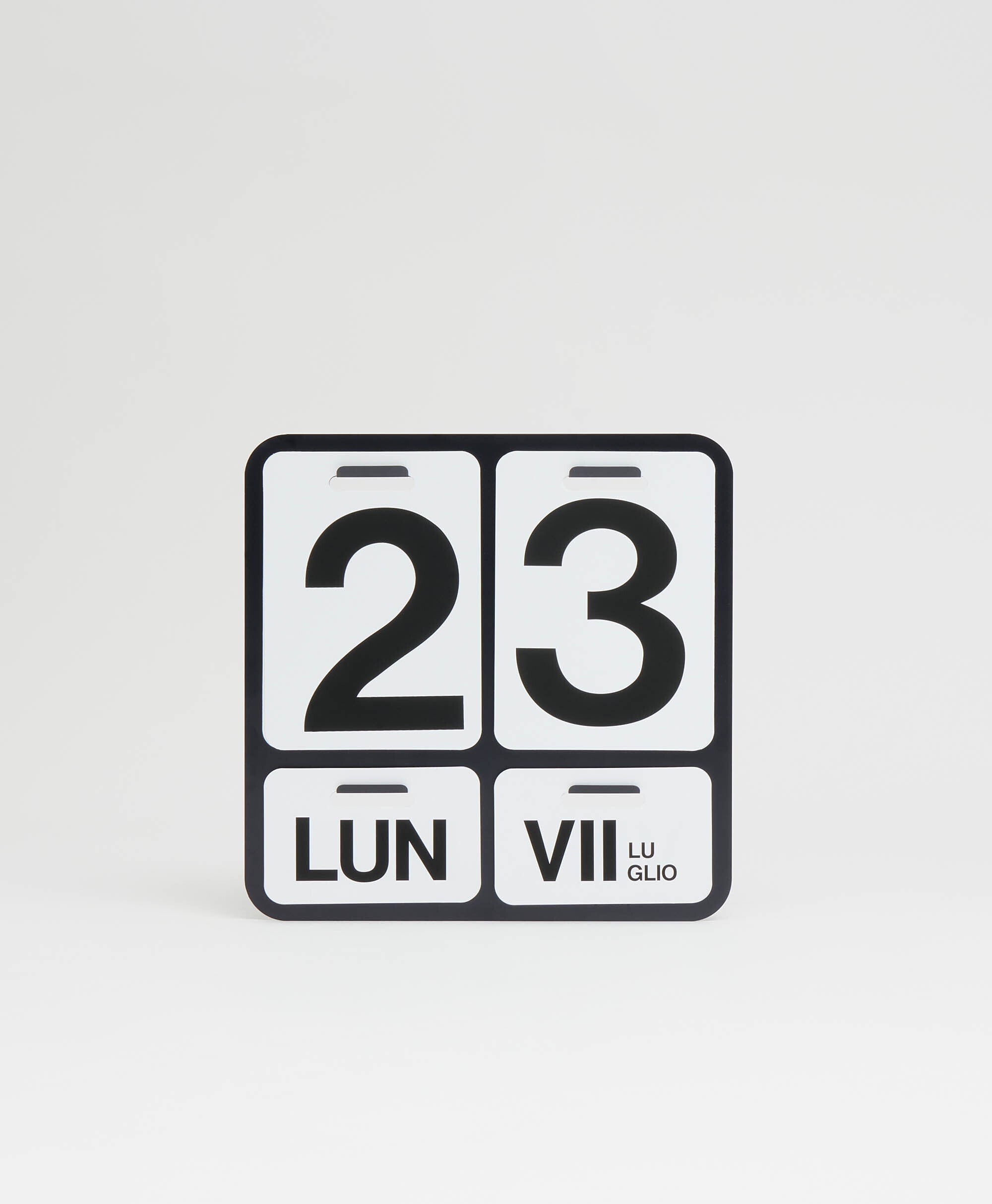 Enzo Mari - Formosa Black and White Calendar
