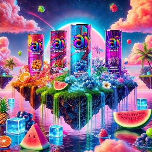 Ai Energy Peach - SUGAR FREE Energy Drink for Mental Focus - Zero Calorie & Zero Carb Beverage for Enhanced Alertness - Clean Energy Formula, 12 Fl Oz thumbnail