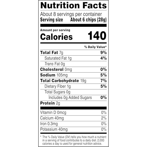 Simply Tostitos Tortilla Chips Sea Salt and Avocado Oil - 7.5oz thumbnail