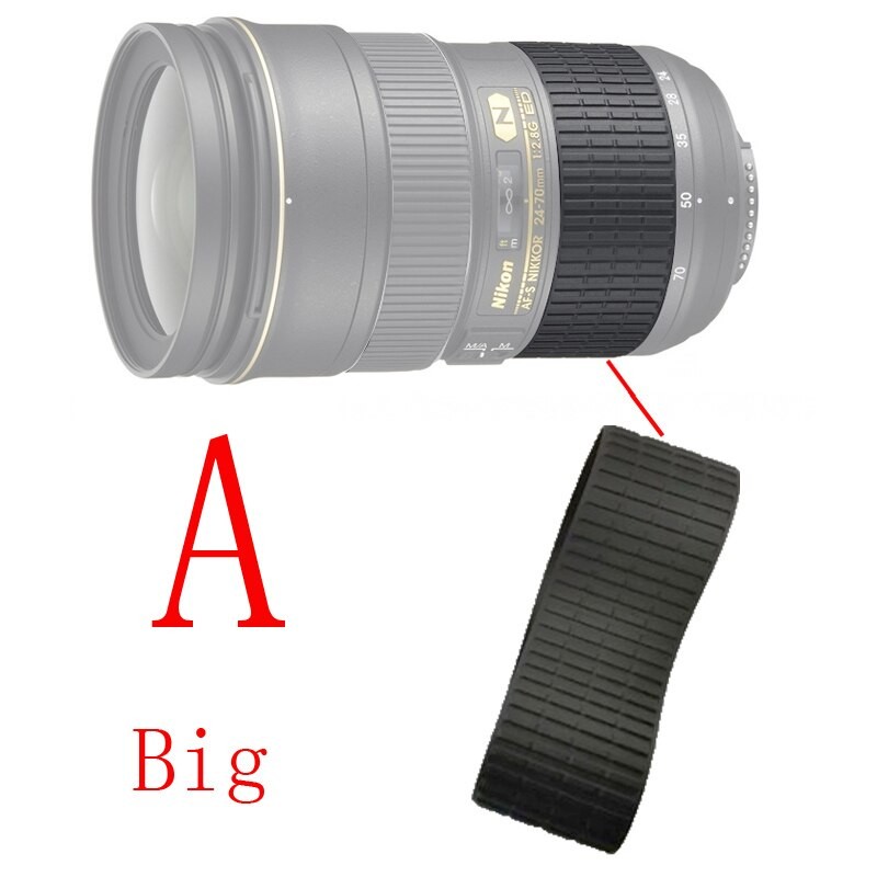 OBJEKTIV Echte Zoomen + Fokus Griff Gummi Ring Für Nikon AF-S NIKKOR 24-70mm 24-70mm 1: 2,8G ED Reparatur Teil thumbnail