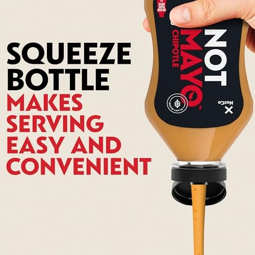 NotMayo Plant-Based Vegan Chipotle Mayo Dressing & Spread, 12 Fl Oz Squeeze Bottle thumbnail