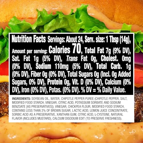NotMayo Plant-Based Vegan Chipotle Mayo Dressing & Spread, 12 Fl Oz Squeeze Bottle thumbnail