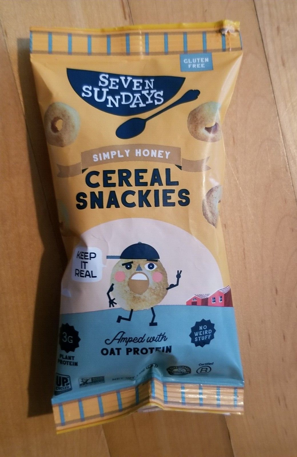 Seven Sundays Plant Protein Cereal Snackies 20-pack Real Cocoa & Simply Honey thumbnail