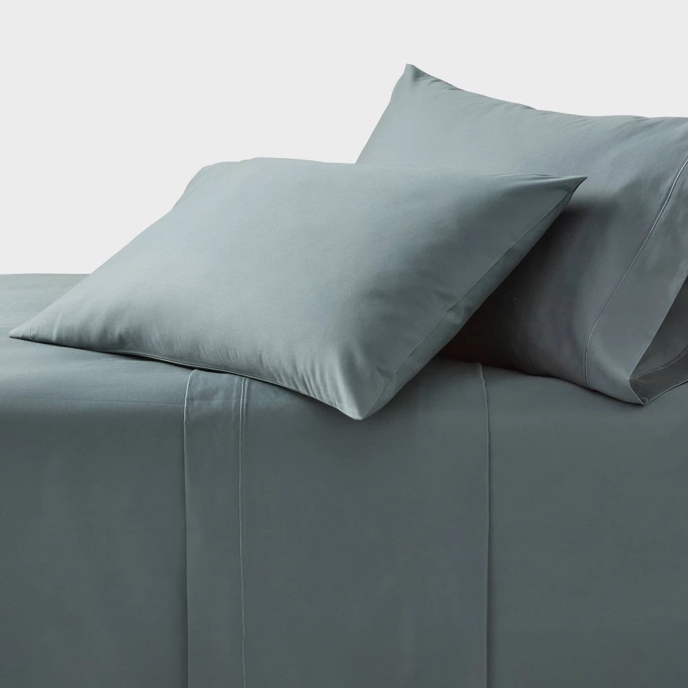 Queen 800 Thread Count 4pc Hotel Collection Sheet Set Single Baratta Slate Blue - Threshold™