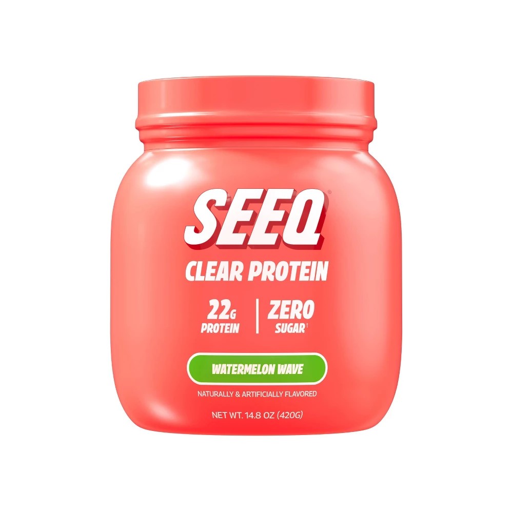Seeq Clear Protein Powder - Watermelon Wave - Whey Protein Isolate - 15 Servings