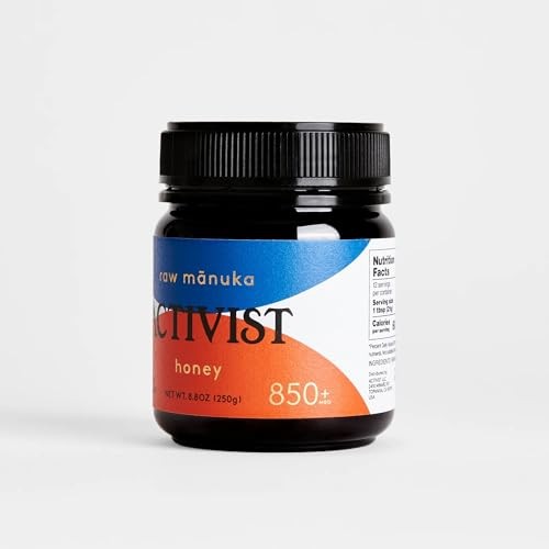 ACTIVIST Raw Manuka Honey 850+MGO | Product of New Zealand | Certified Non-GMO | BPA-Free Jar (8.8 Oz| 250 G) thumbnail