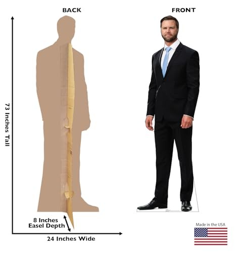 Cardboard People JD Vance Life Size Cardboard Cutout Standup thumbnail