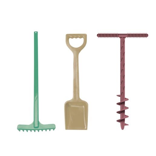 Blue Marine Toys Sand, Shovel, and Rake Kit by Dantoy