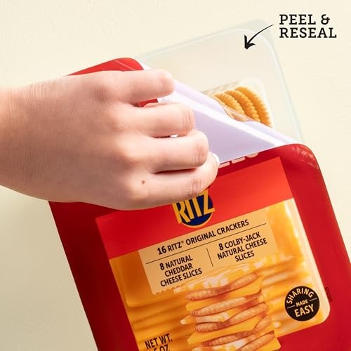 Sargento Shareables Natural Cheddar & Colby-Jack Sliced Cheese with Ritz Original Crackers Cheese Tray, 6 Oz. thumbnail