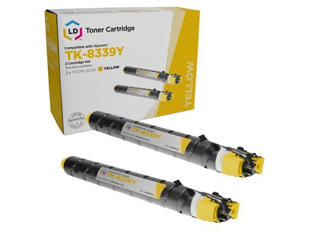 LD Compatible Replacement Toner Cartridge for Copystar TK-8339Y / Kyocera TK-8337Y Yellow 2Pk