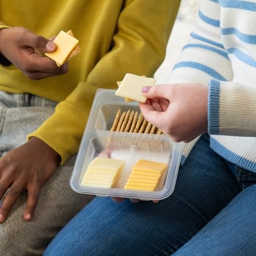 Sargento Shareables Natural White Cheddar & Gouda Sliced Cheese with Triscuit Original Crackers Cheese Tray, 6 Oz. thumbnail