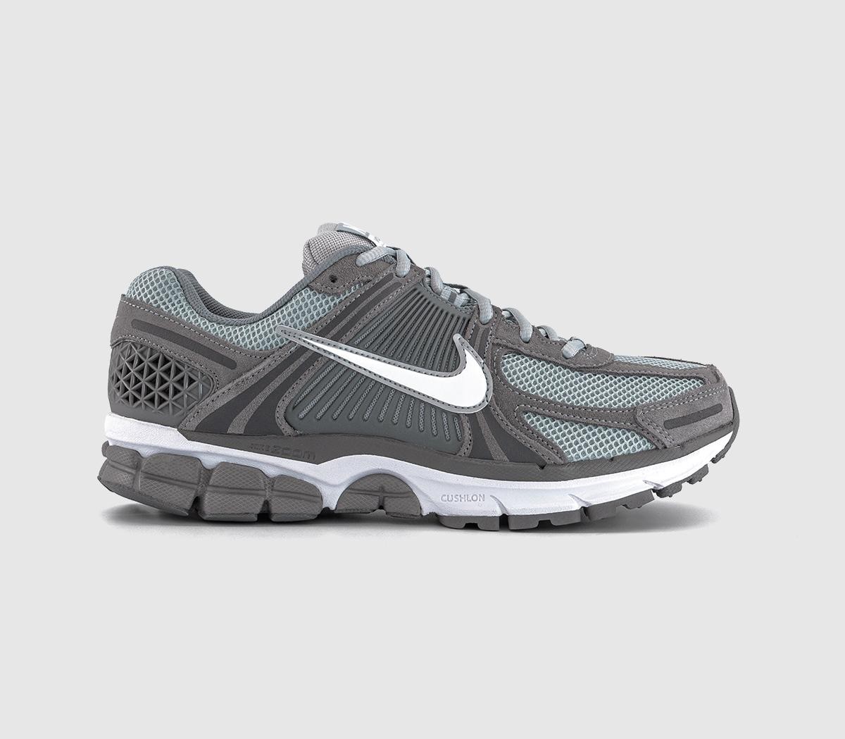 Nike Zoom Vomero 5 Trainers Cool Grey White Wolf, 5.5