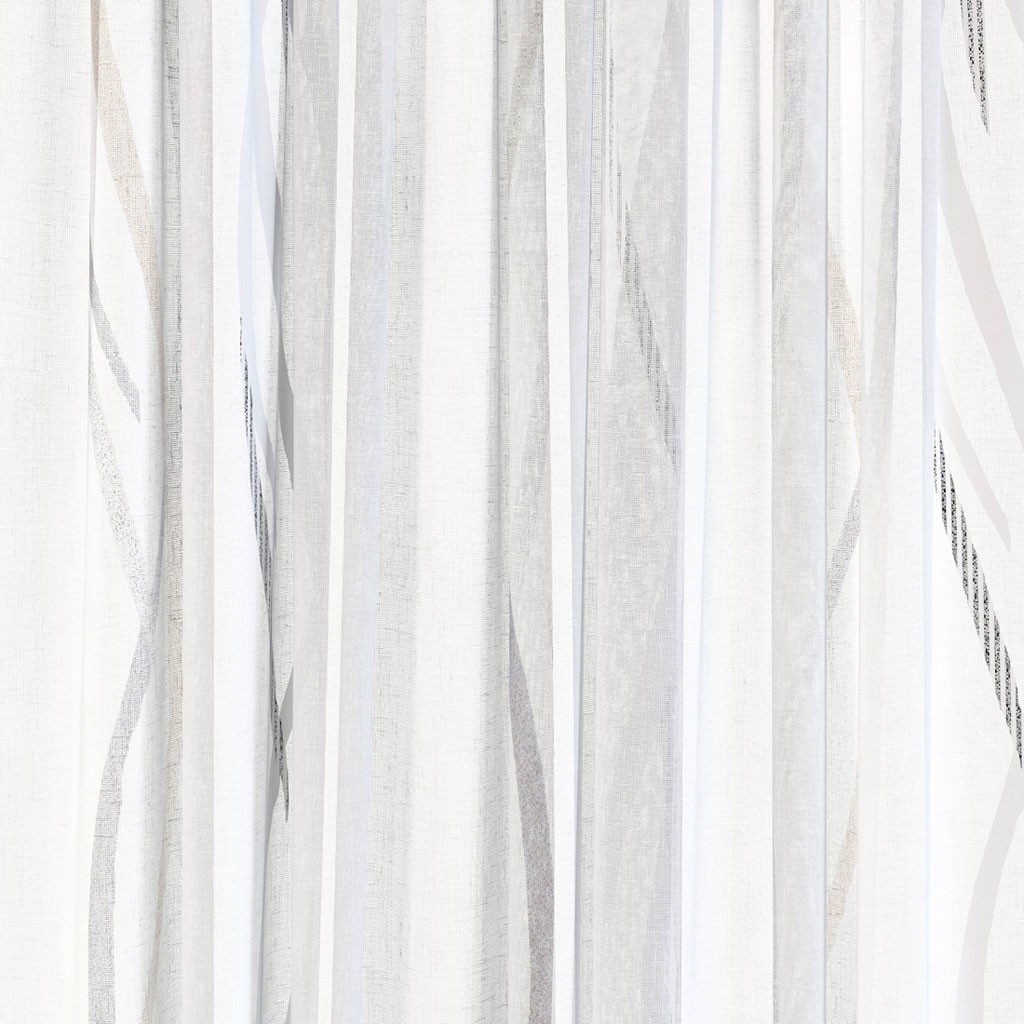 Gardinen Mit Welligen Streifen, Extra Breit - 100% Polyester - MT Stofferie