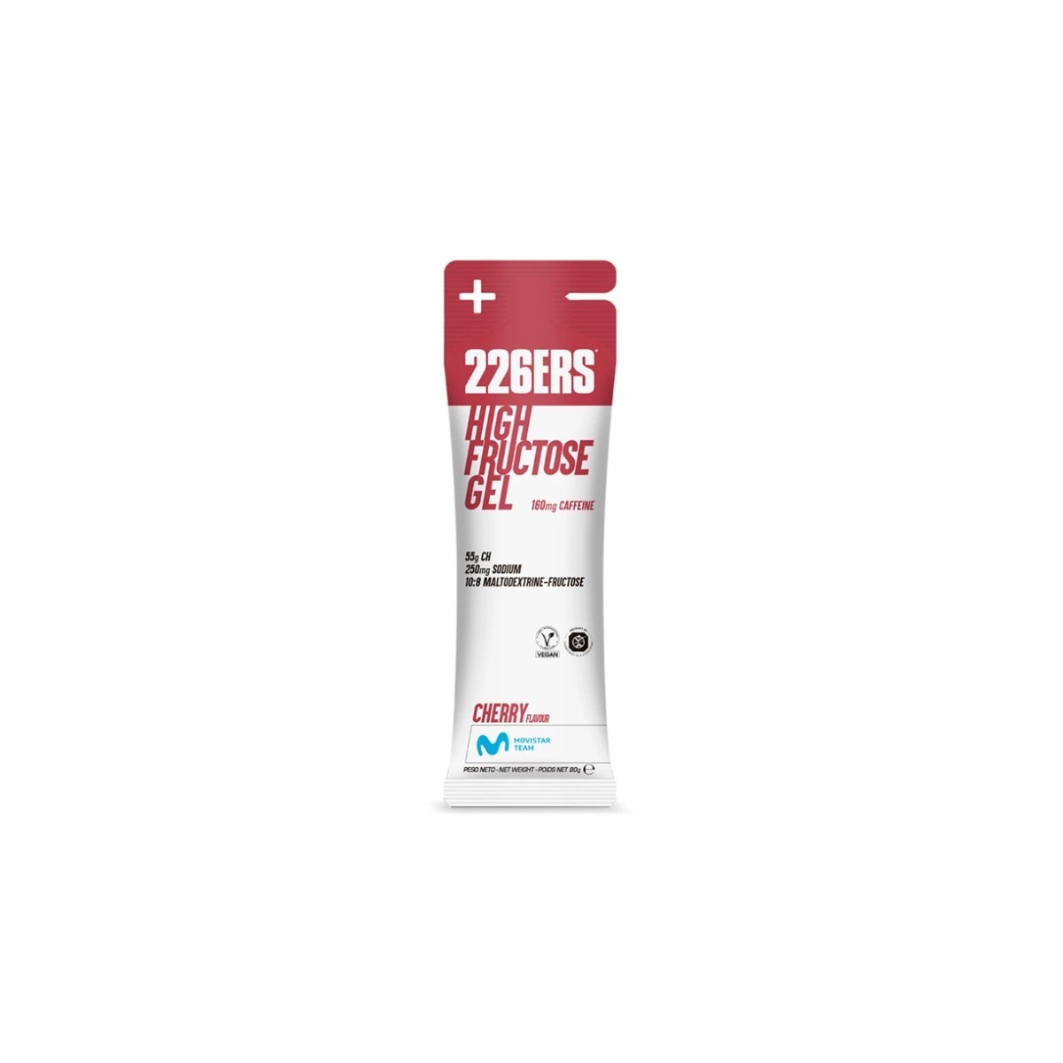 226ers High Fructose Cherry Energie-Gel 160 Mg Koffein 80 G
