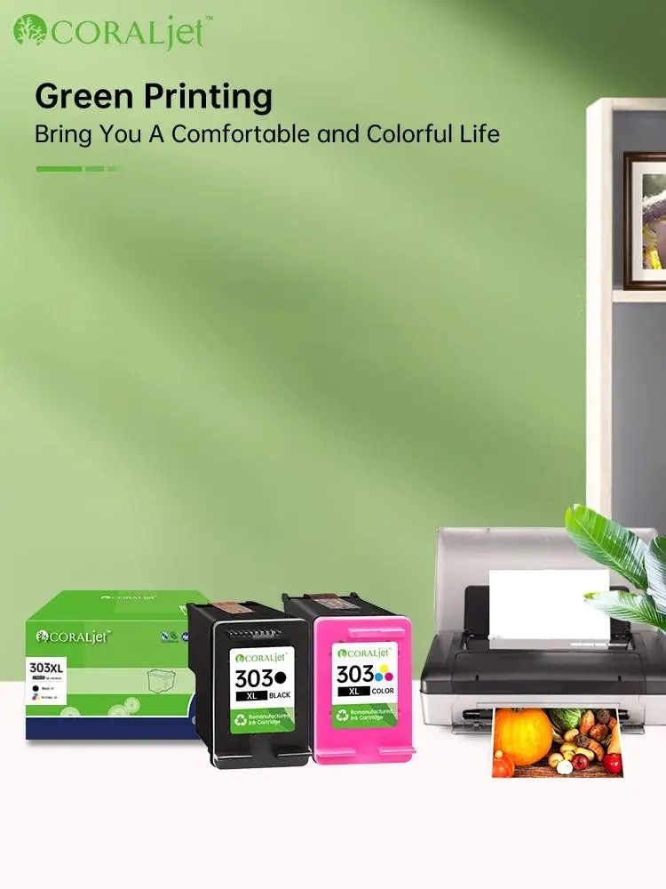 303 XL Ink Cartridge Compatible for 6220 6222 6230 6232 6252 7100 7120 7130 7134 7155 7158 7164 7800
