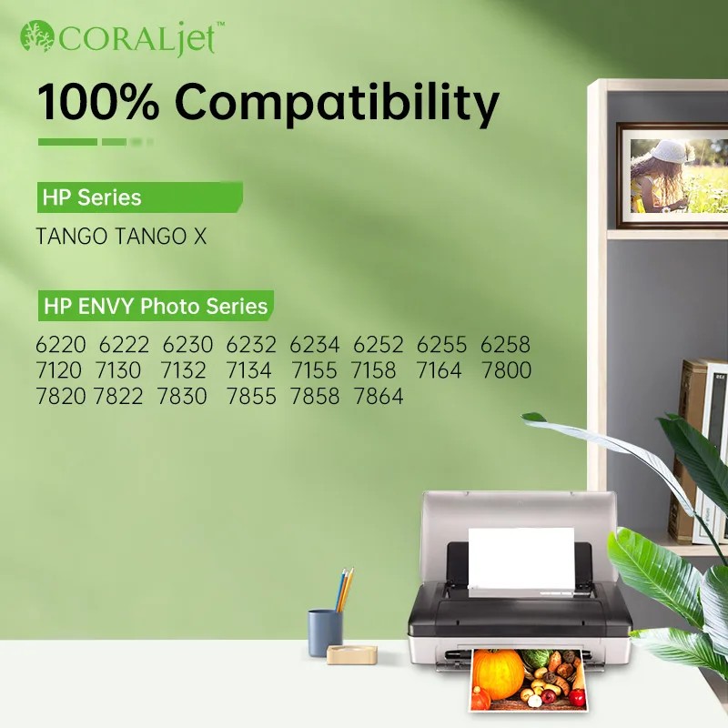 303 XL Ink Cartridge Compatible for 6220 6222 6230 6232 6252 7100 7120 7130 7134 7155 7158 7164 7800 thumbnail