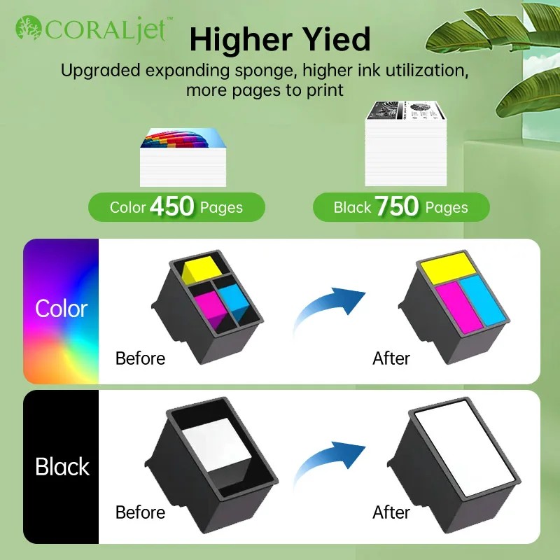 303 XL Ink Cartridge Compatible for 6220 6222 6230 6232 6252 7100 7120 7130 7134 7155 7158 7164 7800 thumbnail