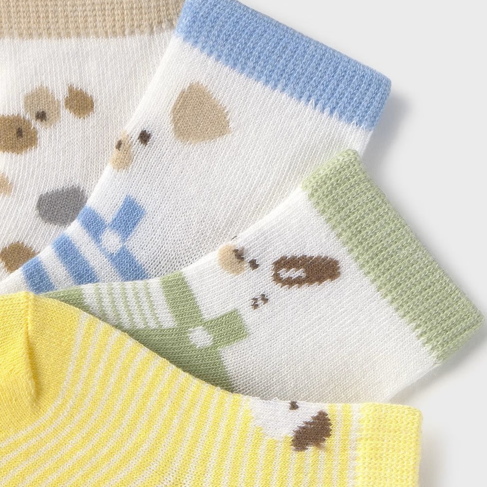 Set 4 Paia Di Calze Cotone 9862 Multicolor Neonato Mayoral Unica thumbnail