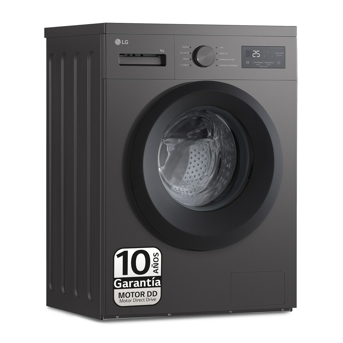 TVttmaskin LG F4A1009NDK 1400 RPM 9 Kg Svart