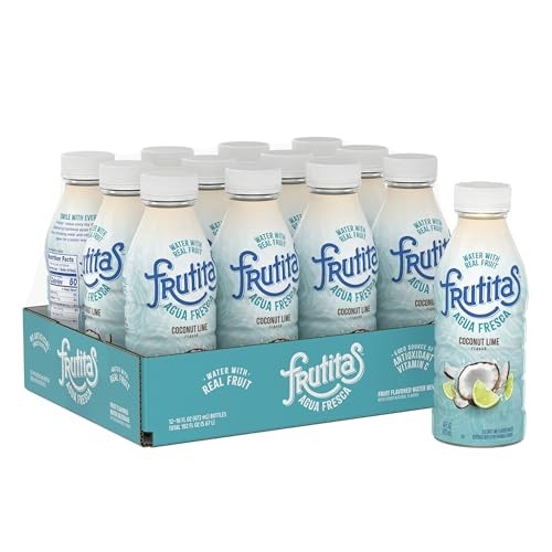 Frutitas Agua Fresca, Water with Natural Sweetness from Real Fruit and Agave Nectar, Zero Artificial Flavors or Sweeteners.16 Ounce Plastic Bottle, Pa