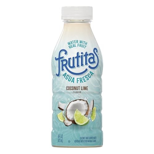 Frutitas Agua Fresca, Water with Natural Sweetness from Real Fruit and Agave Nectar, Zero Artificial Flavors or Sweeteners.16 Ounce Plastic Bottle, Pa thumbnail