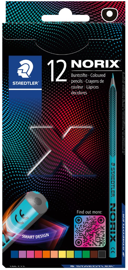 Coloured Pencils Norix Set of 12
