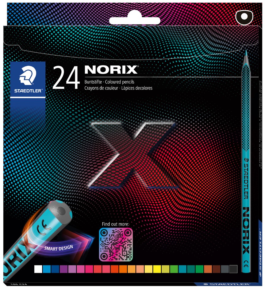 Coloured Pencils Norix Set of 24