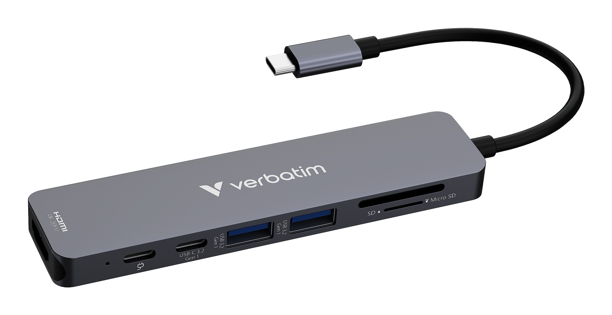 Verbatim USB-C Essentials Multiport Hub – 7 Ports