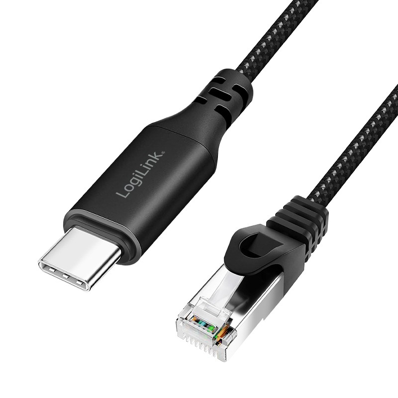 LogiLink CU0413 USB 3.0 Adapter Cable USB-C to RJ45 3.00 M