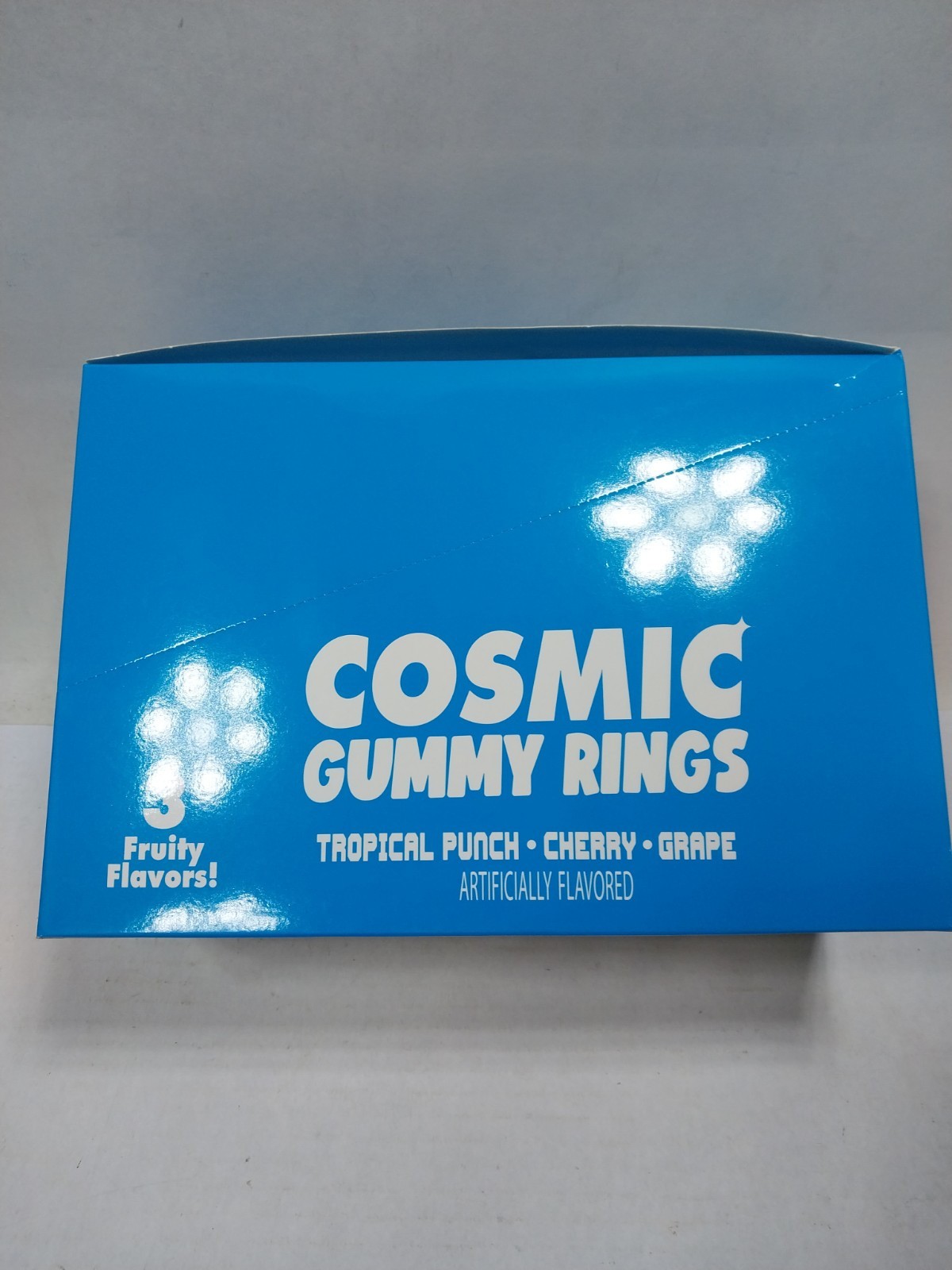 Cosmic Gummy Rings. Blue Rasp., Watermelon, Green Apple. 8ct Case. thumbnail