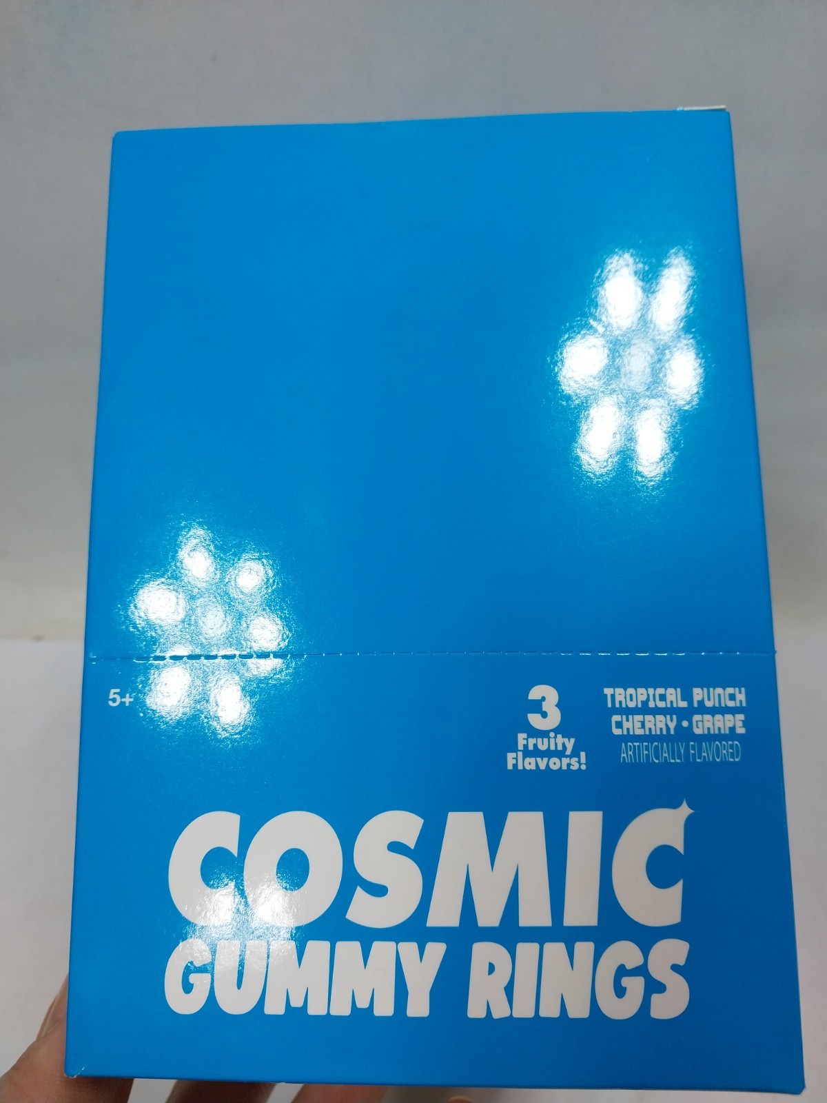 Cosmic Gummy Rings. Blue Rasp., Watermelon, Green Apple. 8ct Case. thumbnail