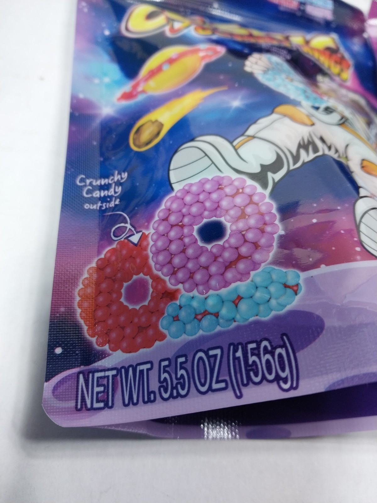 Cosmic Gummy Rings. Blue Rasp., Watermelon, Green Apple. 8ct Case. thumbnail