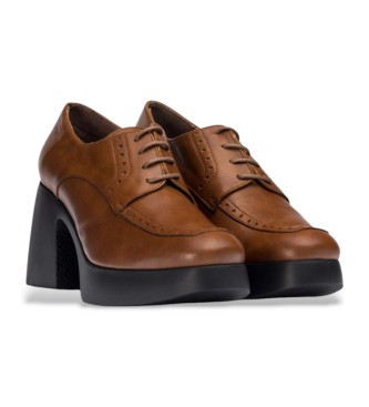Wonders Para Mujer. H-4962 Mocasines De Piel Mercedes Marrn (38), 5 a 8cm, Cordones, Casual thumbnail
